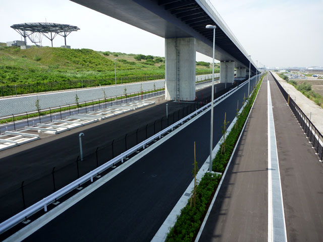 東京港臨海道路（Ⅱ期）中防側（4工区）の写真