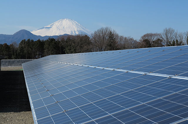 大井町太陽光発電所の写真