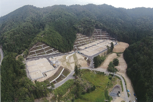 牡鹿地区防災集団移転宅地造成の写真