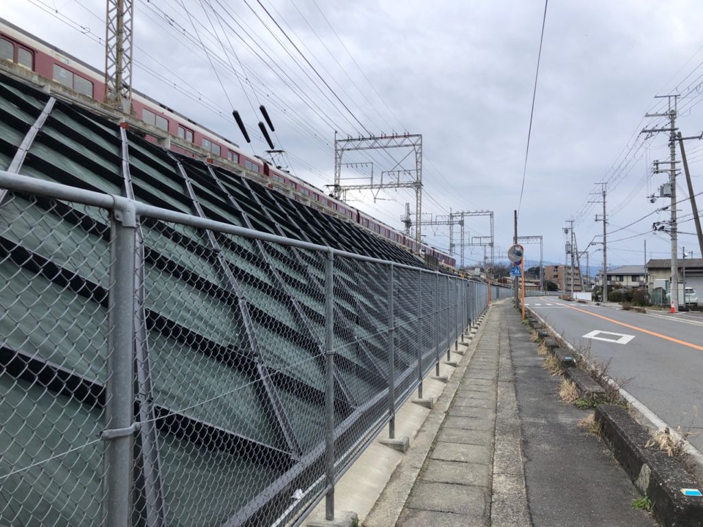 近鉄大阪線法面対策工事の写真
